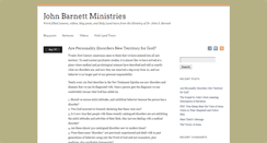 Desktop Screenshot of johnbarnettministries.org